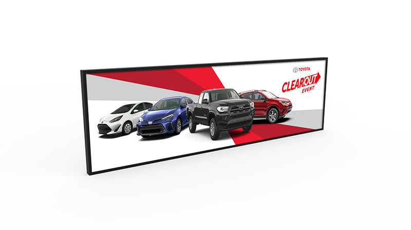 Ultra-Wide Stretched Bar Display