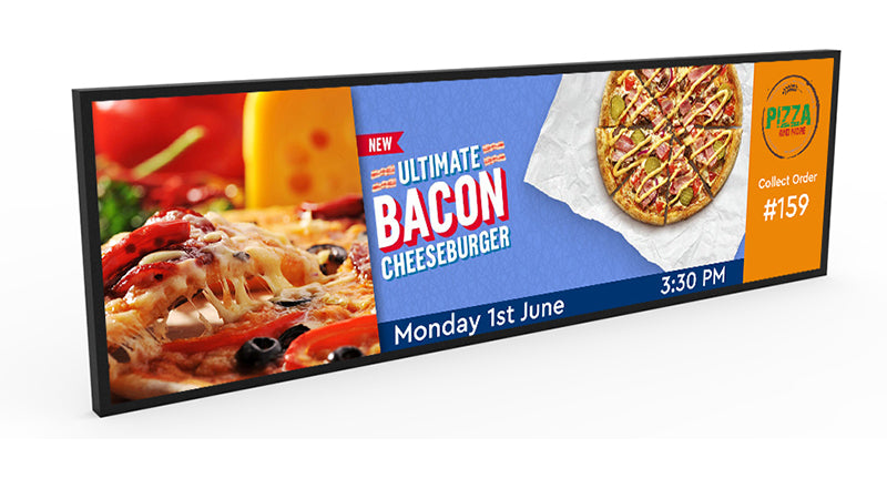 Ultra-Wide Stretched Bar Display