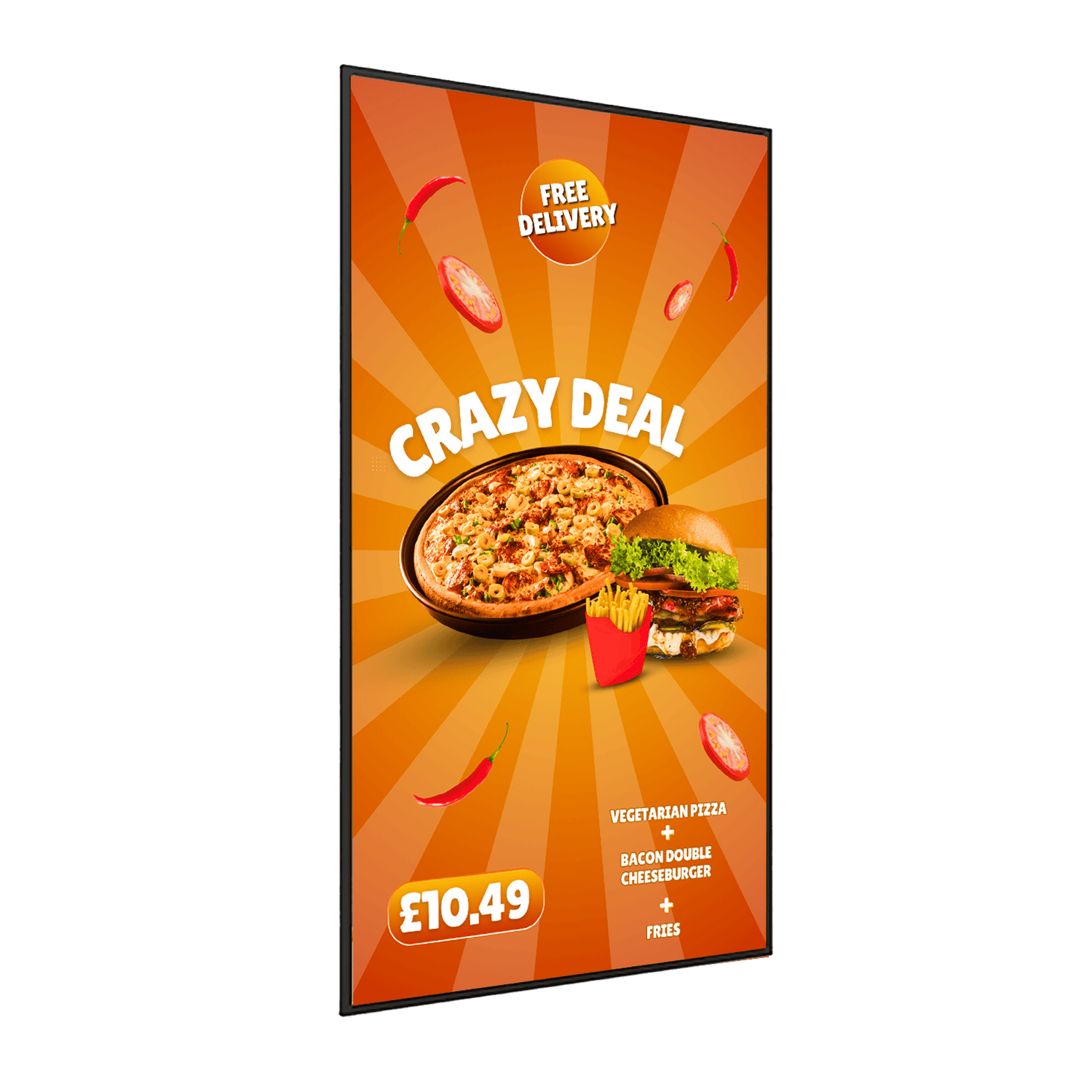 4K Digital Menu Board  | Cloud Base