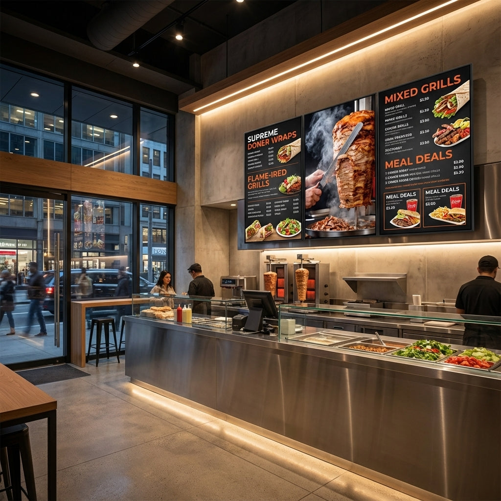 Include Free Animated Design - Digital Menu Board Supreme