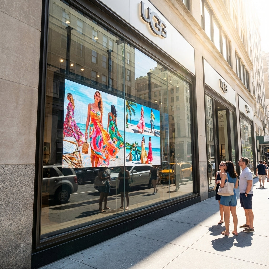 P2.5 High Brightness LED Window Displays | Sunlight Readable Video Walls | Free Bespoke Design