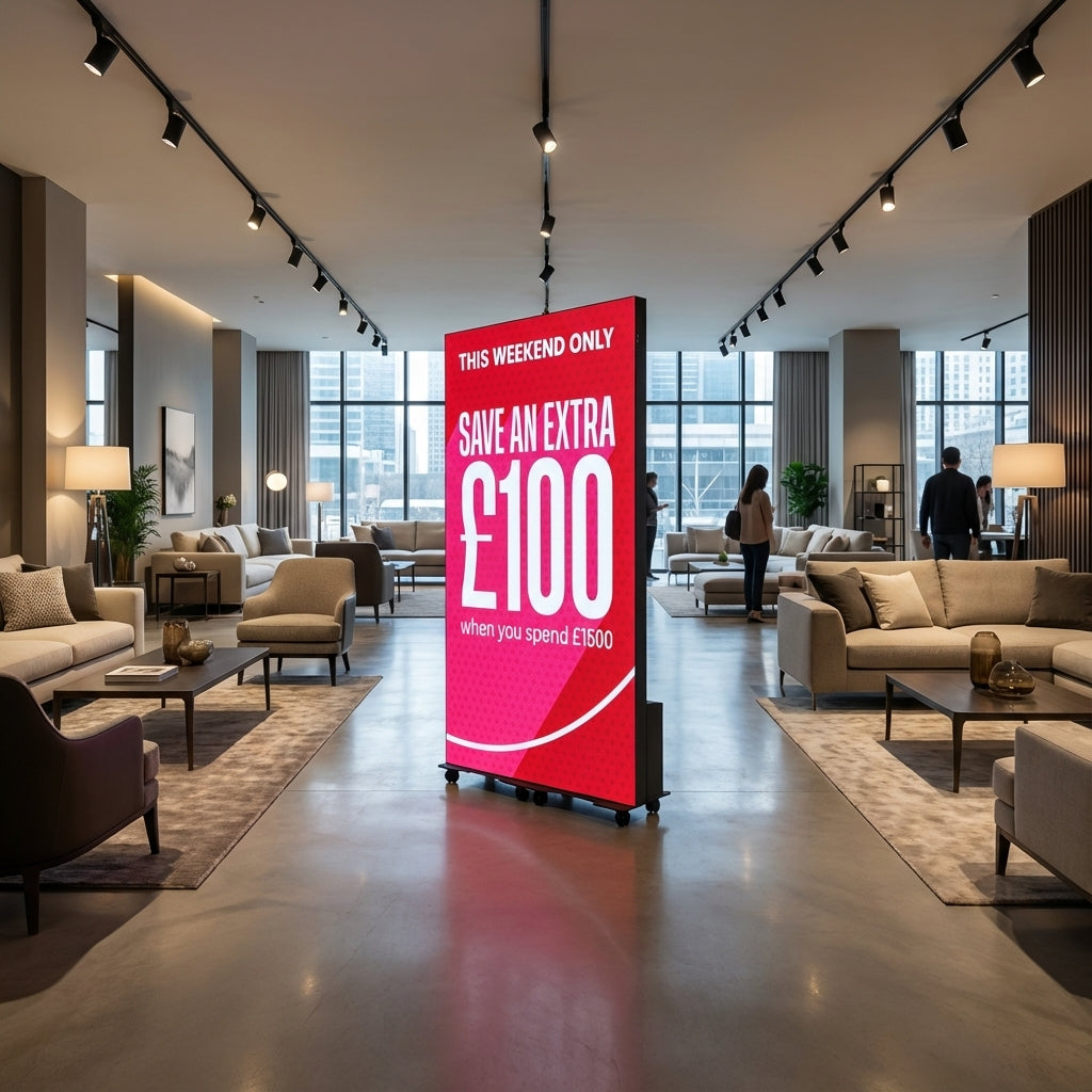 Indoor Freestanding DV-LED Totems | P2.5 Mobile Video Walls| Free Bespoke Design