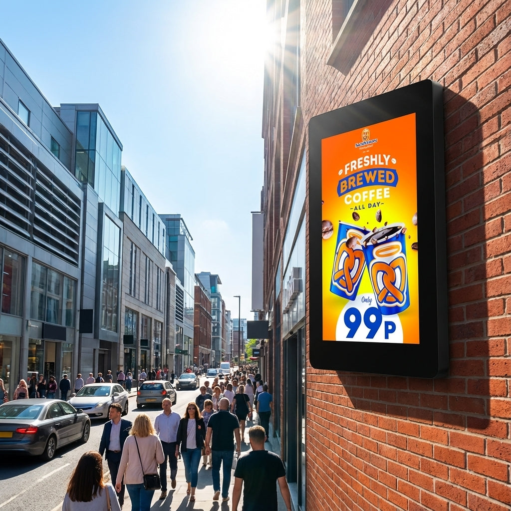 55" 4K Elite Outdoor Advertising Display | 3,500cd/m² Sunlight Readable| Free Bespoke Design (Copy)