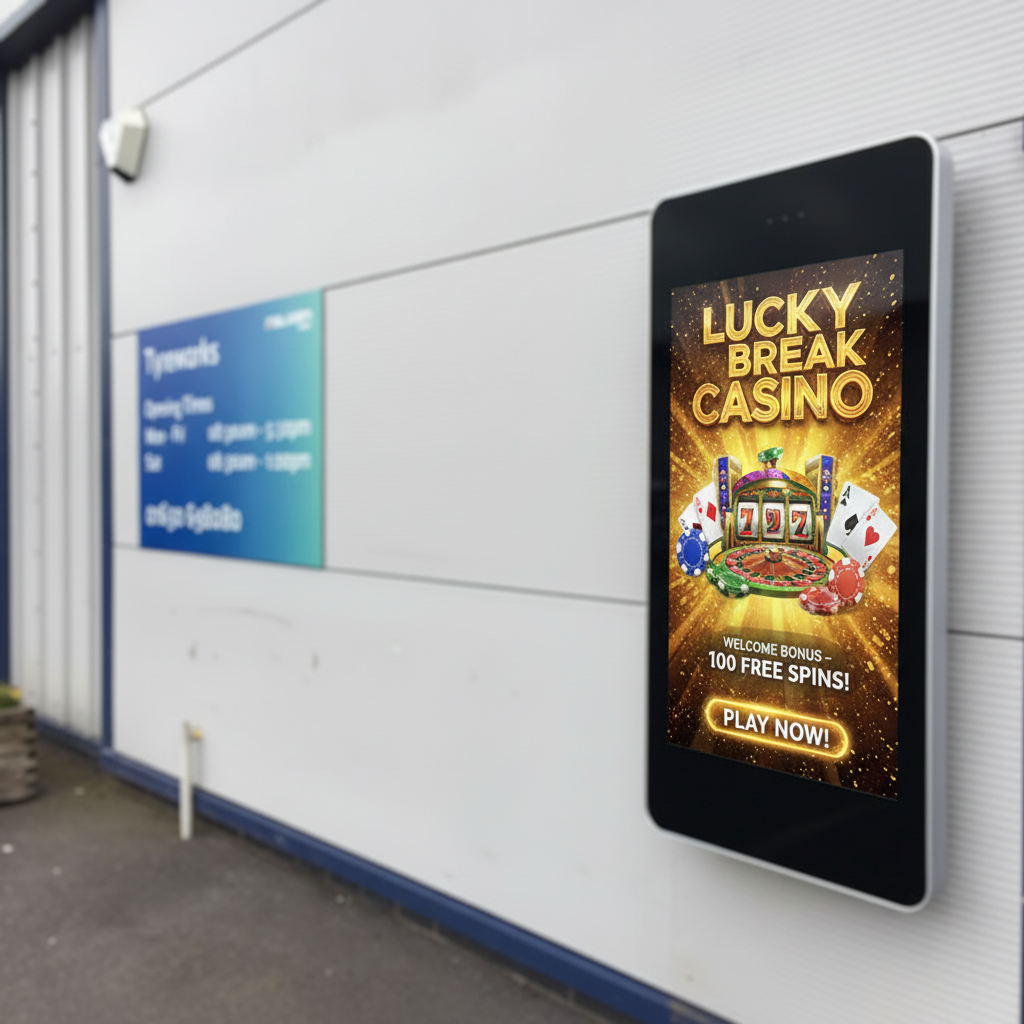 Outdoor Wall-Mounted Digital Advertising Displays | 2,500cd/m² | Free Bespoke Design