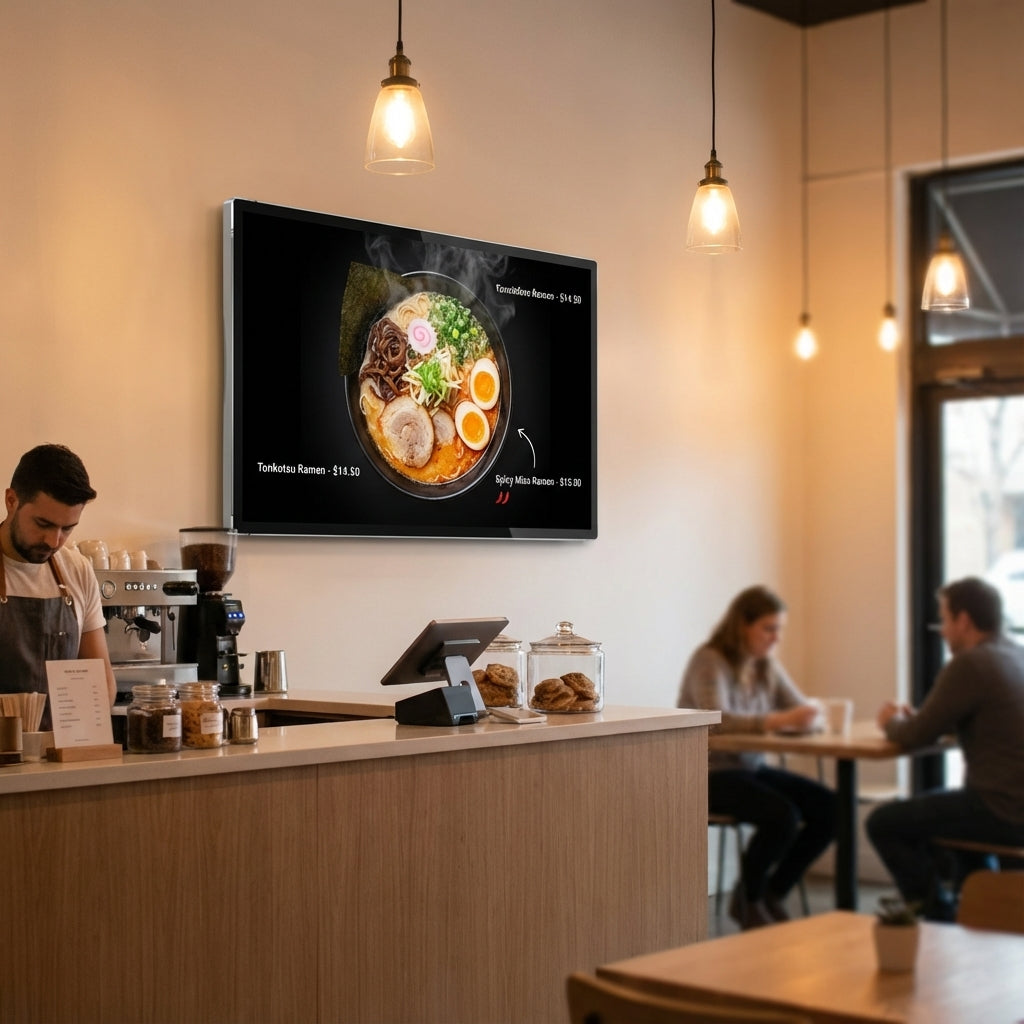 Include Free Animated Design - Slimline Pro Advertising Display