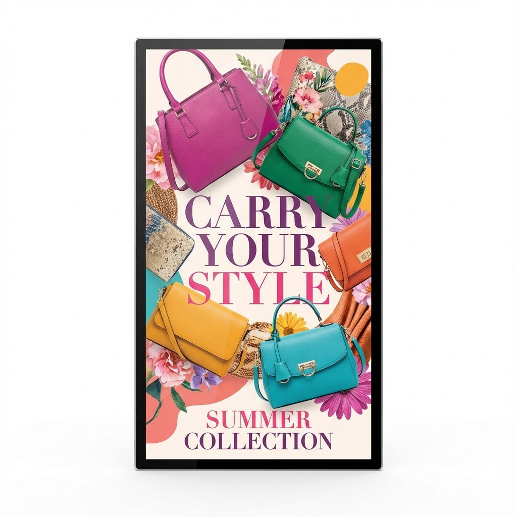 Include Free Animated Design - Slimline Pro Advertising Display