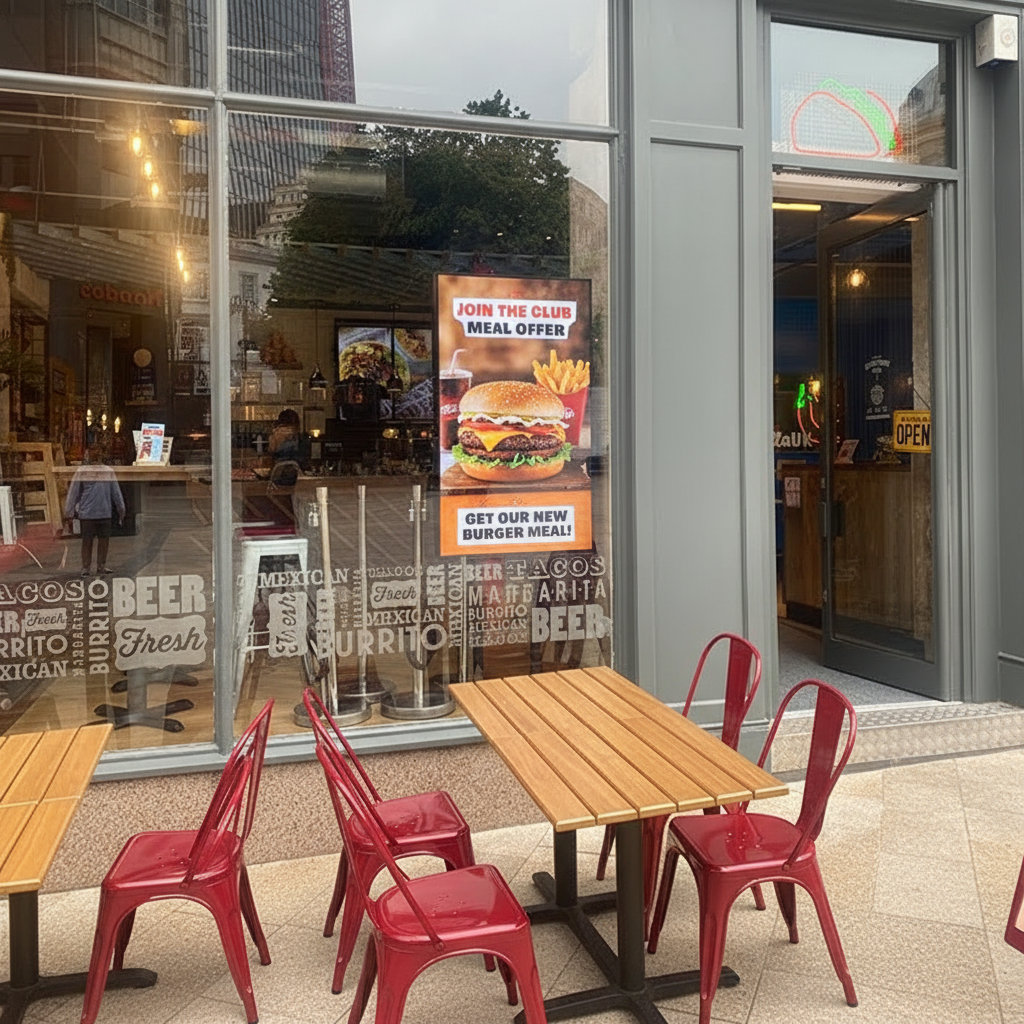 Ultra High Brightness Window Displays | 3,500cd/m² Sunlight Readable | Free Bespoke Design