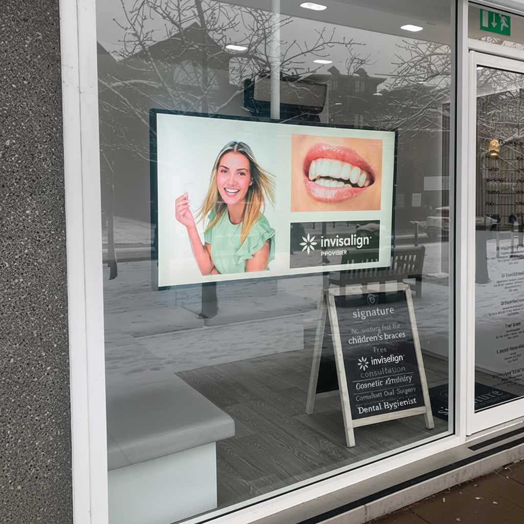Ultra High Brightness Window Displays | 3,500cd/m² Sunlight Readable | Free Bespoke Design