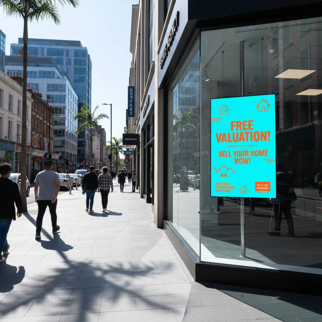 Ultra High Brightness Window Displays | 3,500cd/m² Sunlight Readable | Free Bespoke Design