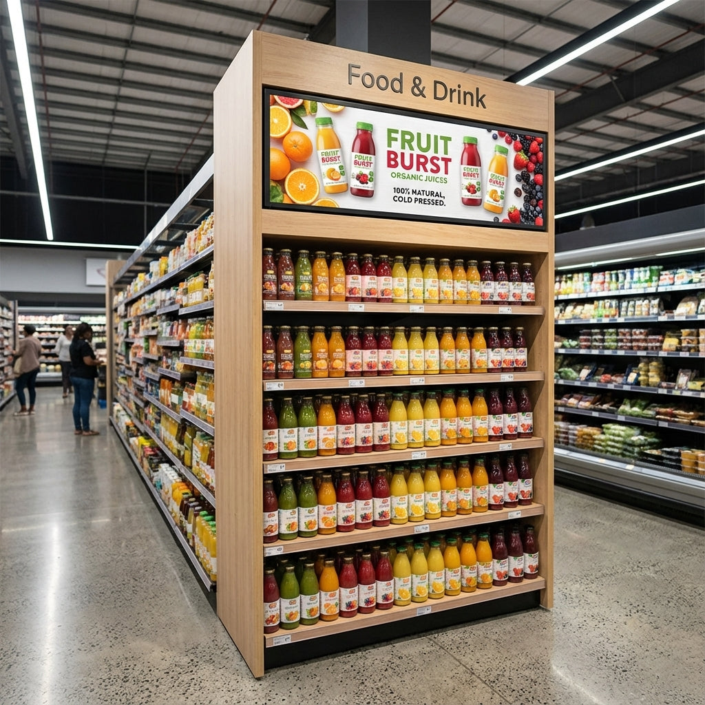 Free Design Animated Bespoke Ultra-Wide Digital Menu Board Displays