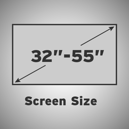 Back-to-Back Telescopic Ceiling Mount (32"-55")