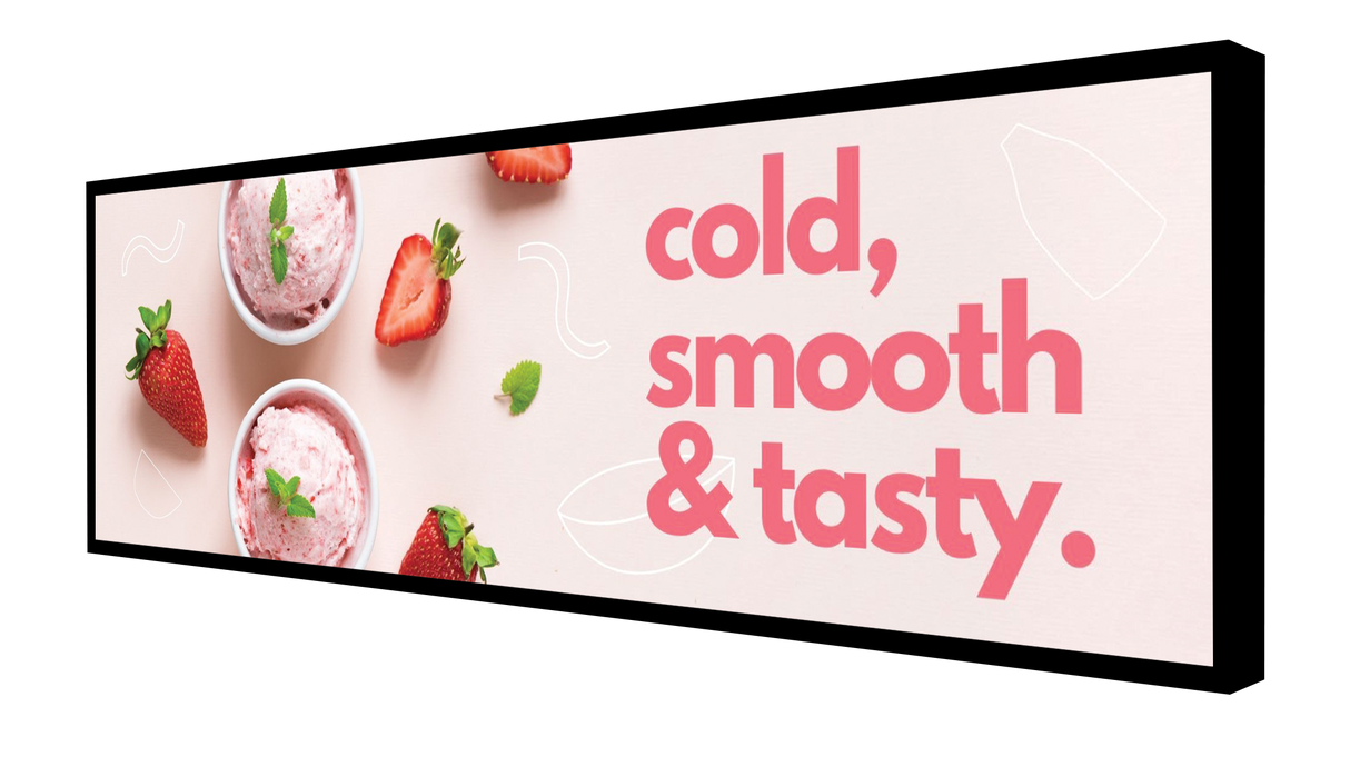 Ultra-Wide Digital Menu Board | Stretched Display