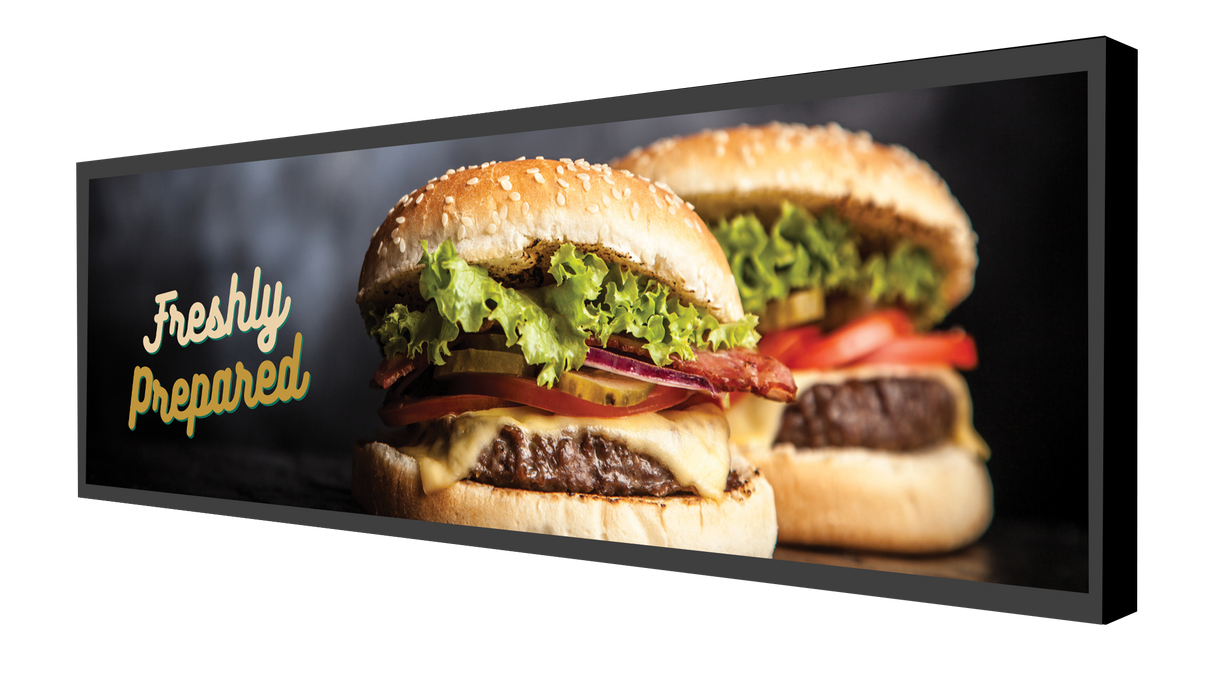 Ultra-Wide Digital Menu Board | Stretched Display
