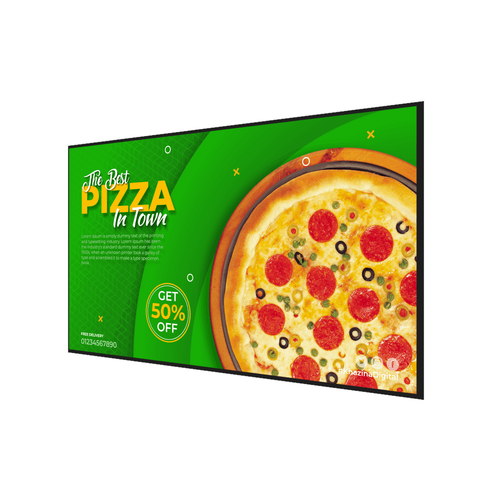 Digital Menu Board | Commercial Grade | (Premium)