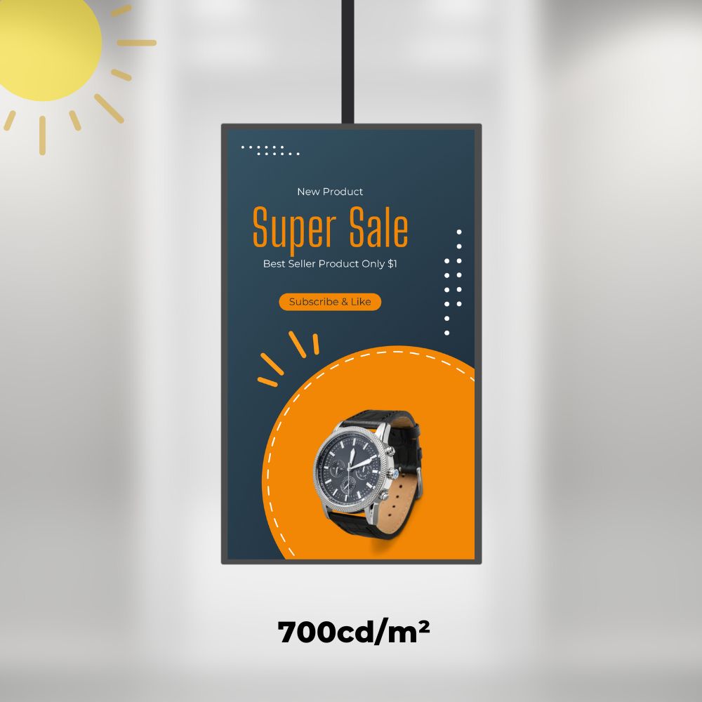 Window Advertising Display | High Vibrance | Low Cost