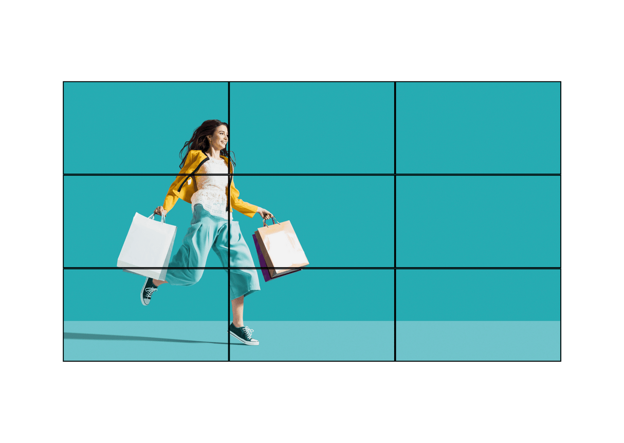 Ultimate LCD Video Walls: 3.55mm & 0.88mm Bezel Solutions for Business