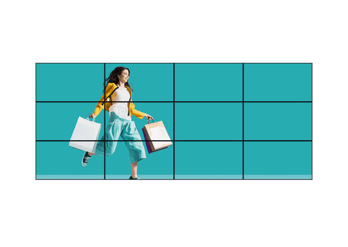 Ultimate LCD Video Walls: 3.55mm & 0.88mm Bezel Solutions for Business