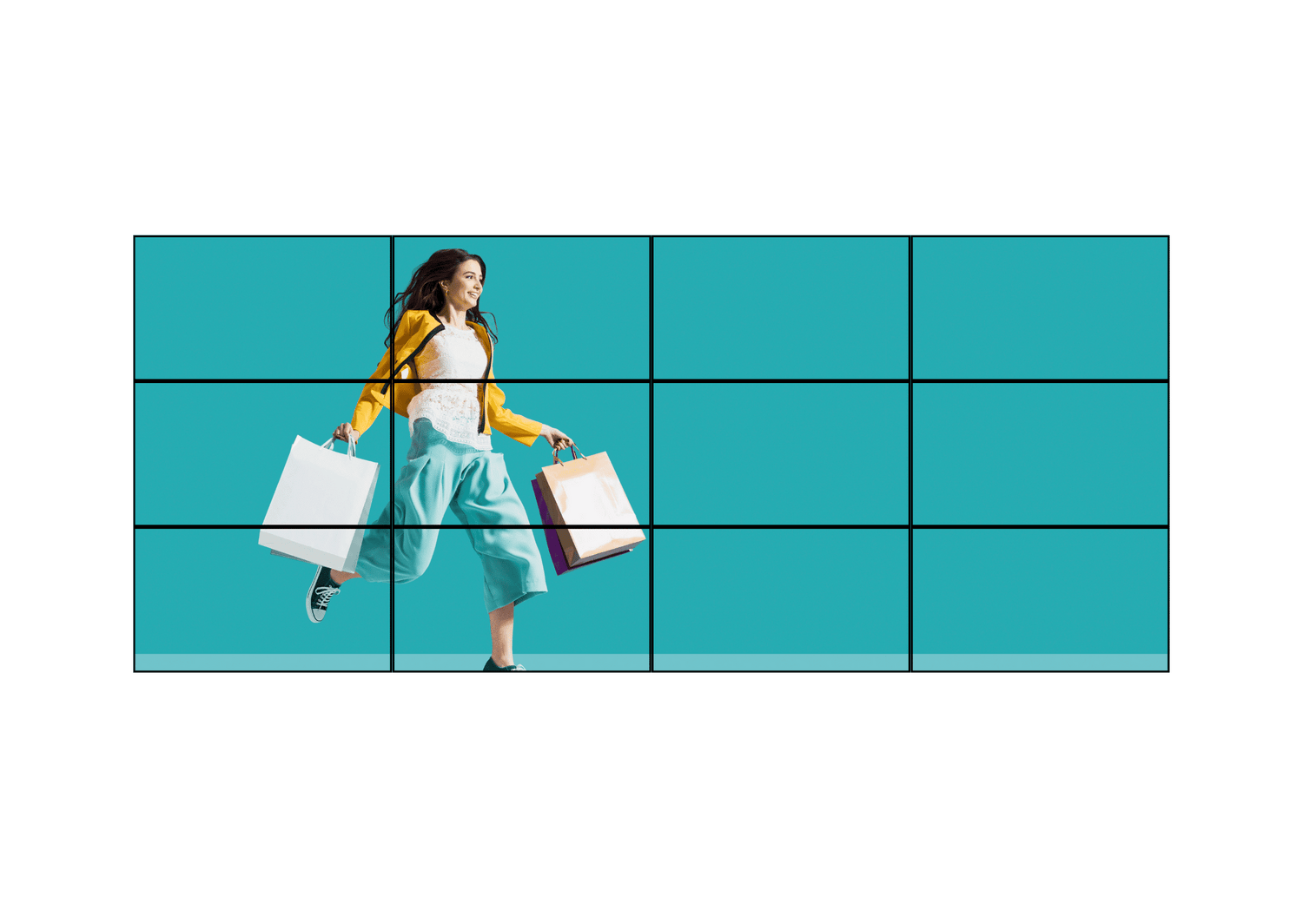 Ultimate LCD Video Walls: 3.55mm & 0.88mm Bezel Solutions for Business