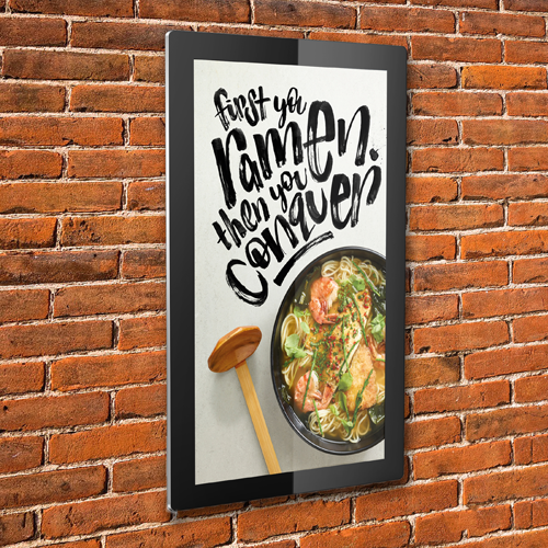 Tablet Look Digital Menu Board - Elegant and High-Impact Digital Signage Solutions