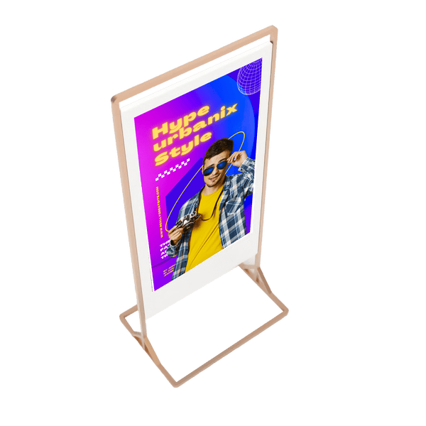 Superslim Freestanding Double-Sided Digital Posters | Digital Totem