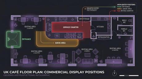 Best Places to Put an Indoor Advertising Display UK | 2026 | KhazinaDigital