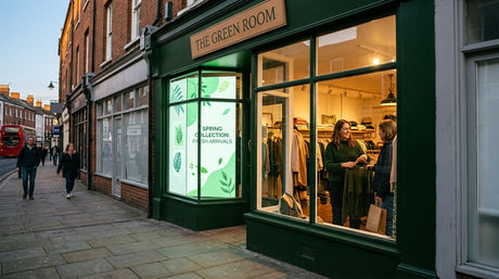 High Street Digital Window Display UK — Retail Survival Guide | KhazinaDigital