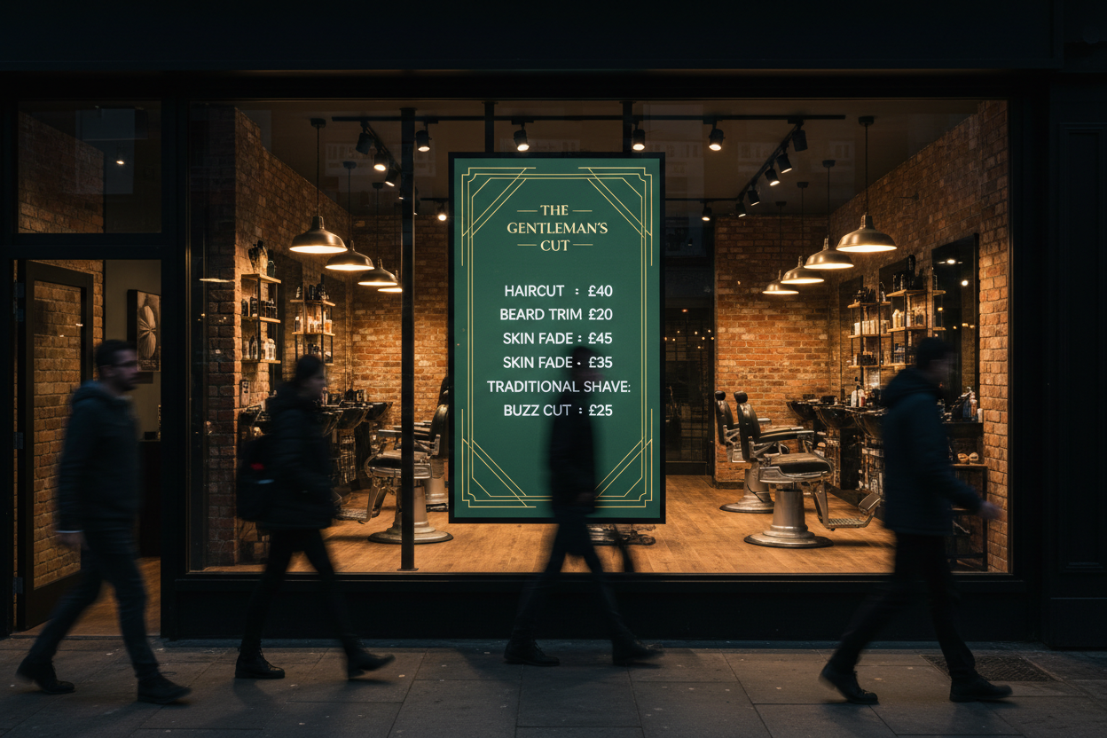 How to Design a Price List Board for Your Shop Window | Khazina Digital