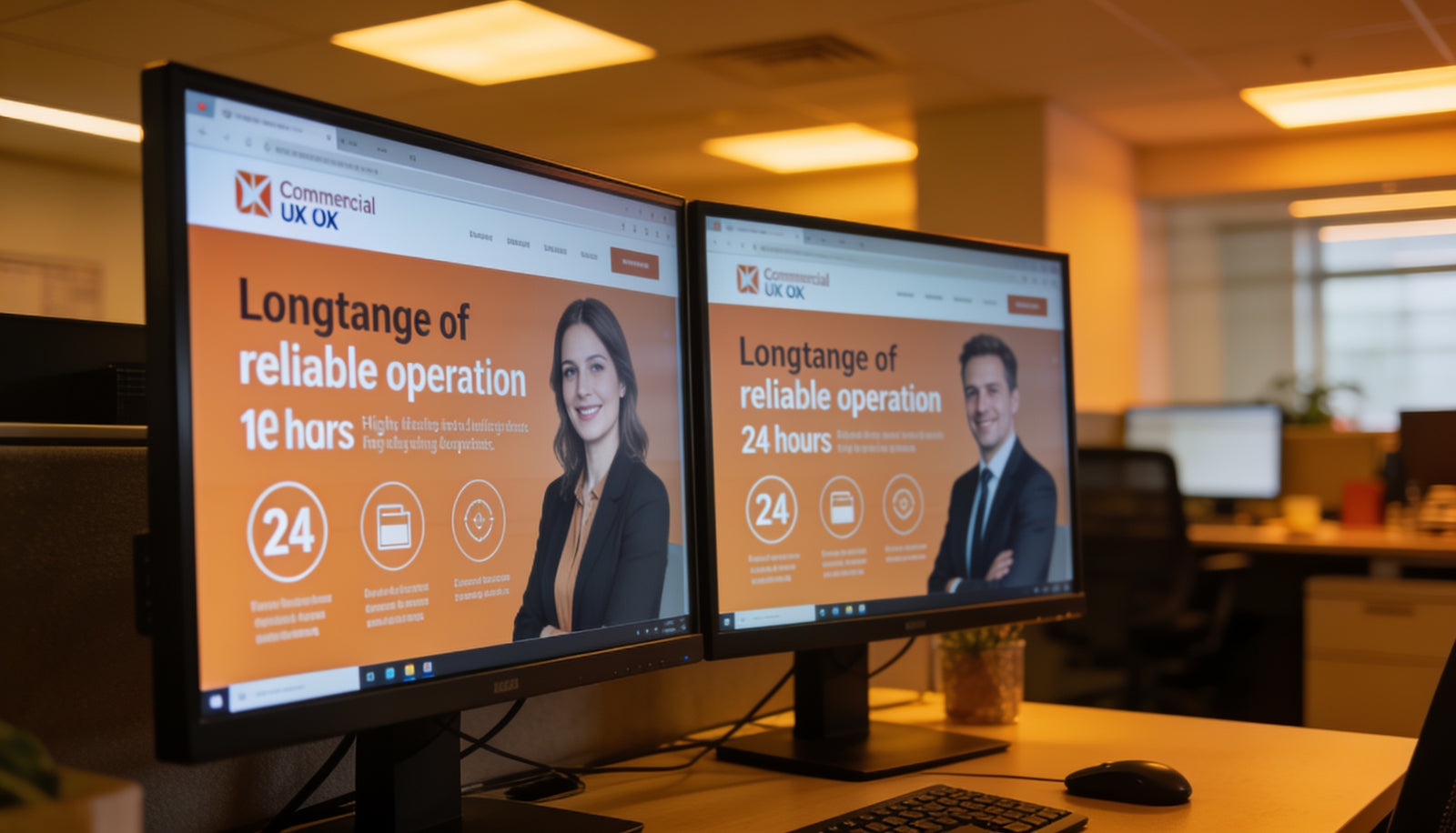 Commercial digital display screens 10 year lifespan sustainable investment KhazinaDigital UK