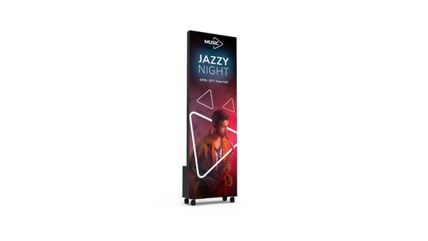 High-Definition DV-LED Freestanding Totems - Versatile Digital Display Solutions