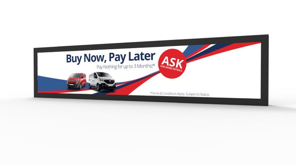 Ultra-Wide Stretched Bar Display