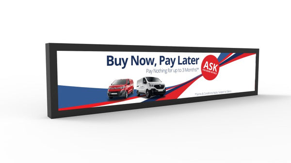 Ultra-Wide Stretched Bar Display