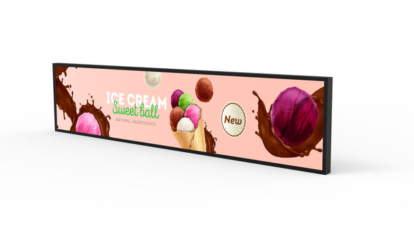 Ultra-Wide Stretched Bar Display