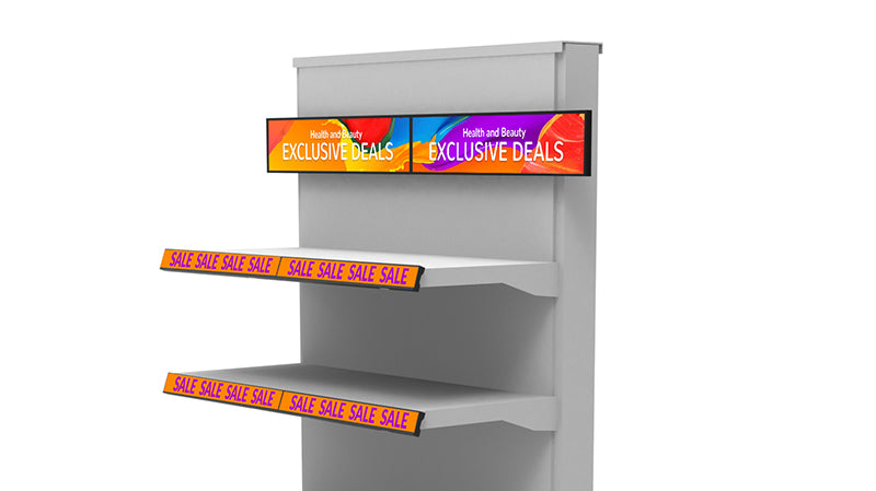 Ultra-Wide Stretched Bar Display