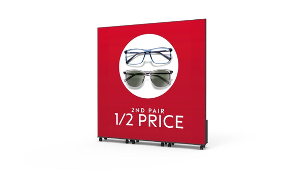 High-Definition DV-LED Freestanding Totems - Versatile Digital Display Solutions