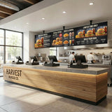 4K Digital Menu Board | Free Design Animated Bespoke | 43" & 55" Commercial Display with Yodeck