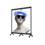 Indoor Transparent DV-LED Freestanding Totems
