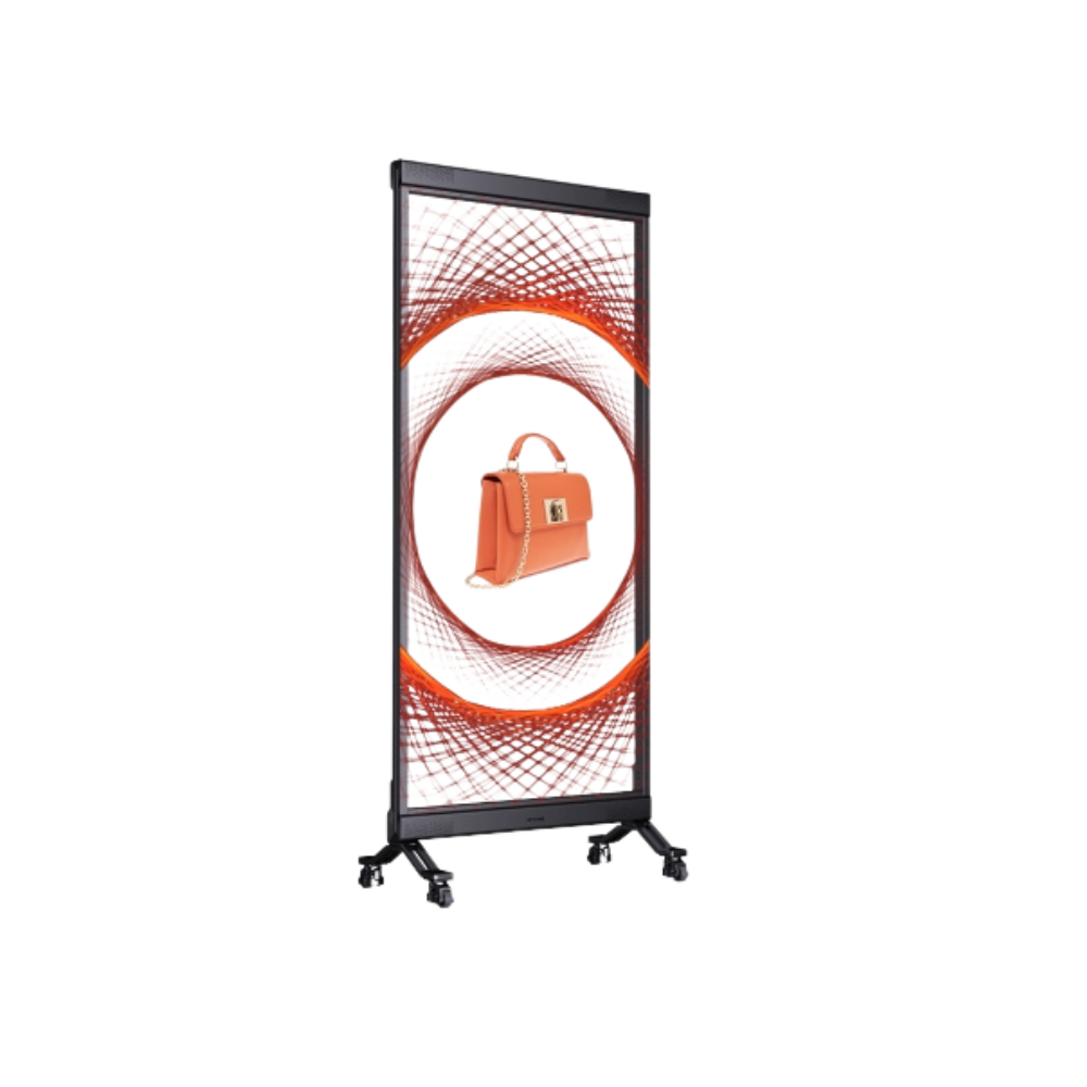 Indoor Transparent DV-LED Freestanding Totems