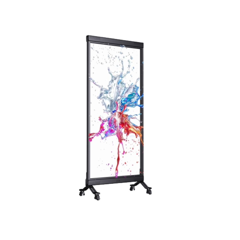 Indoor Transparent DV-LED Freestanding Totems
