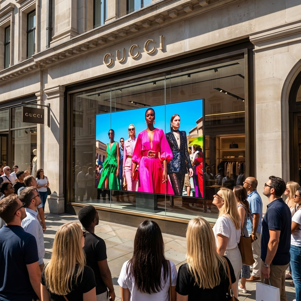 High Brightness All-in-One Window LED Displays | 116" - 231" | Free Bespoke Design