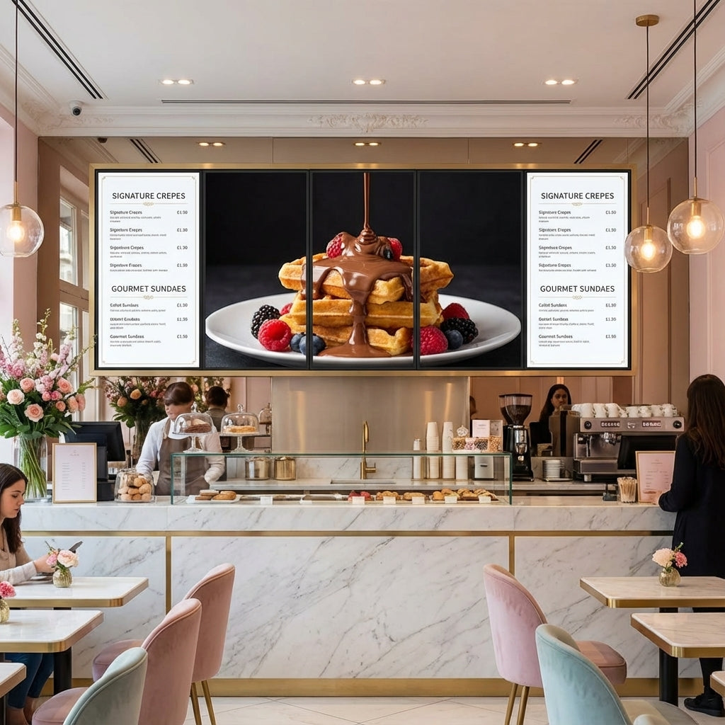 Include Free Animated Design - Digital Menu Board Supreme