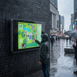 High-Brightness Outdoor PCAP Wall-Mounted Touch Screen