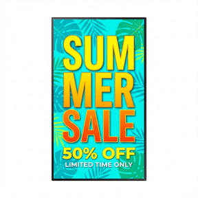 Include Free Animated Design - Window Advertising Display High Vibrance Android- Digital Window Display UK | Khazina Digital