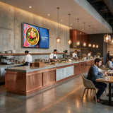 Free Design Animated Bespoke Digital Menu Board Advertising Displays