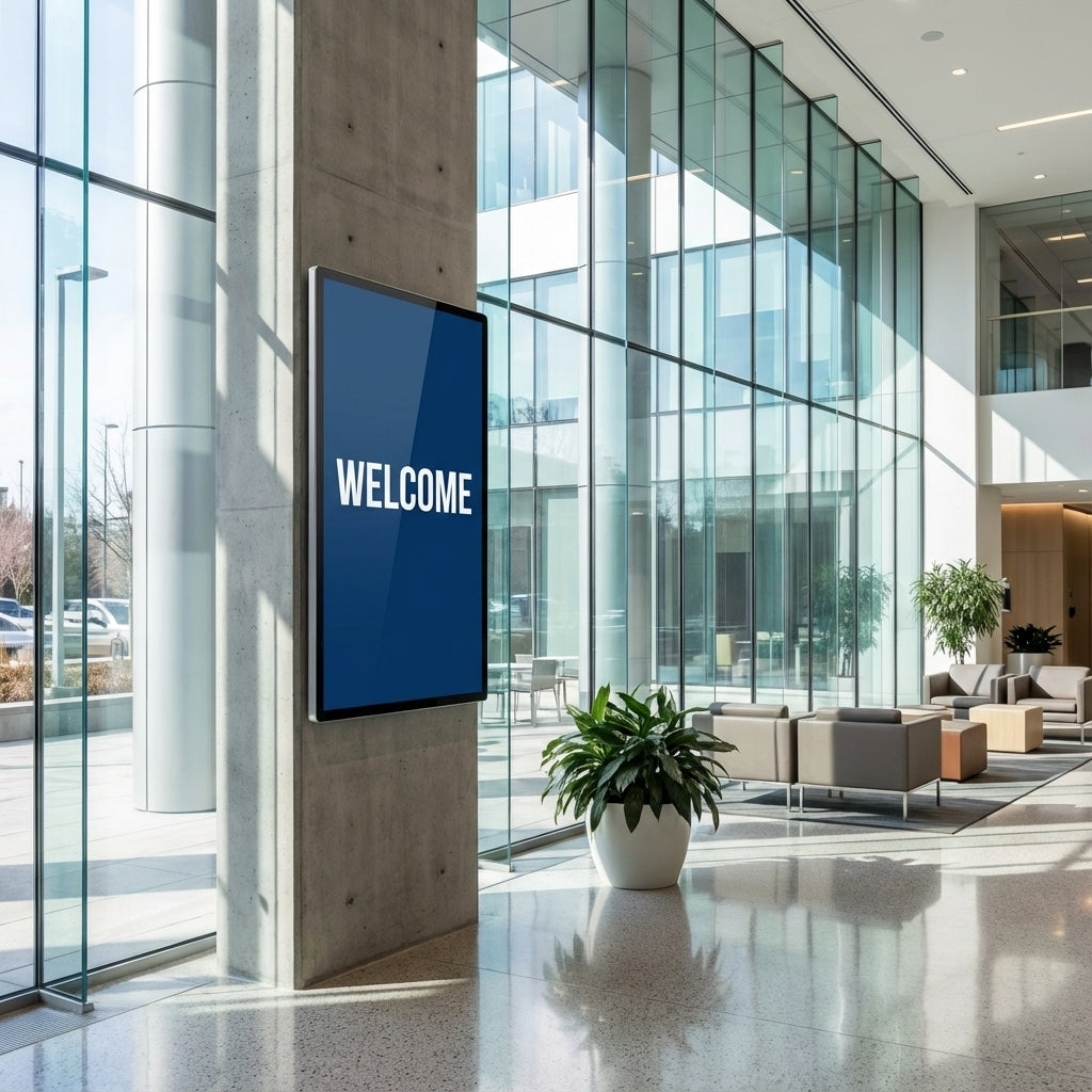 Include Free Animated Design - Slimline Pro Advertising Display