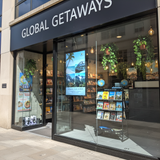 Double-Sided Window Digital Signage | 3,500cd/m² Sunlight Readable | Free Bespoke Design