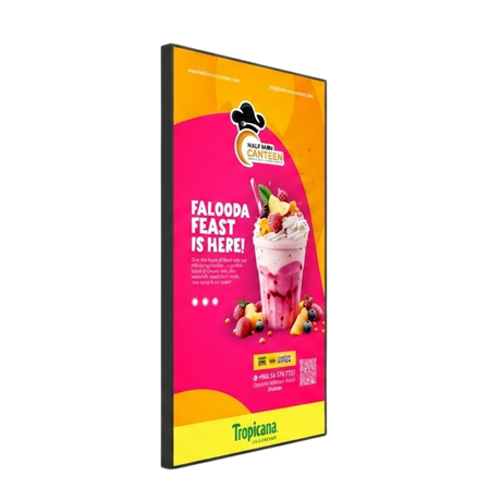 43 inch 3500cd ultra high brightness digital window display KhazinaWindow Live 3500 visible in direct sunlight