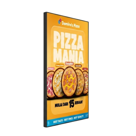 43 inch 800cd commercial digital window display screen KhazinaWindow Live 800