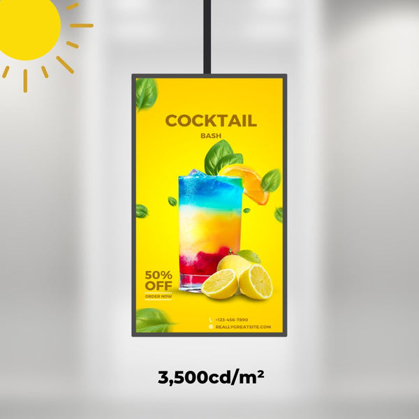 Window Advertising Display | Ultra High Brightness Monitor (Supreme)