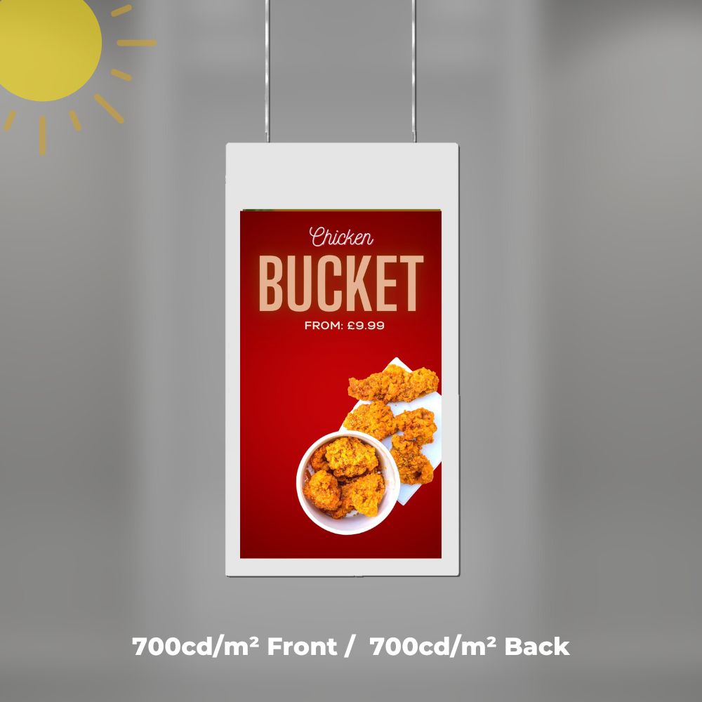 Hanging Double Sided Window Display
