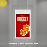 Hanging Double Sided Window Display